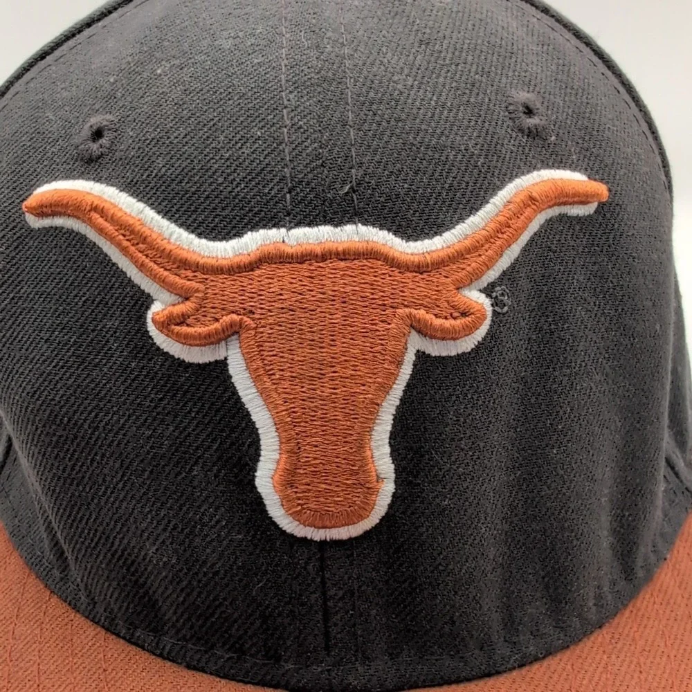 Texas Longhorn Fitted Ball Cap 59FIFTY Measures‎ 7.25